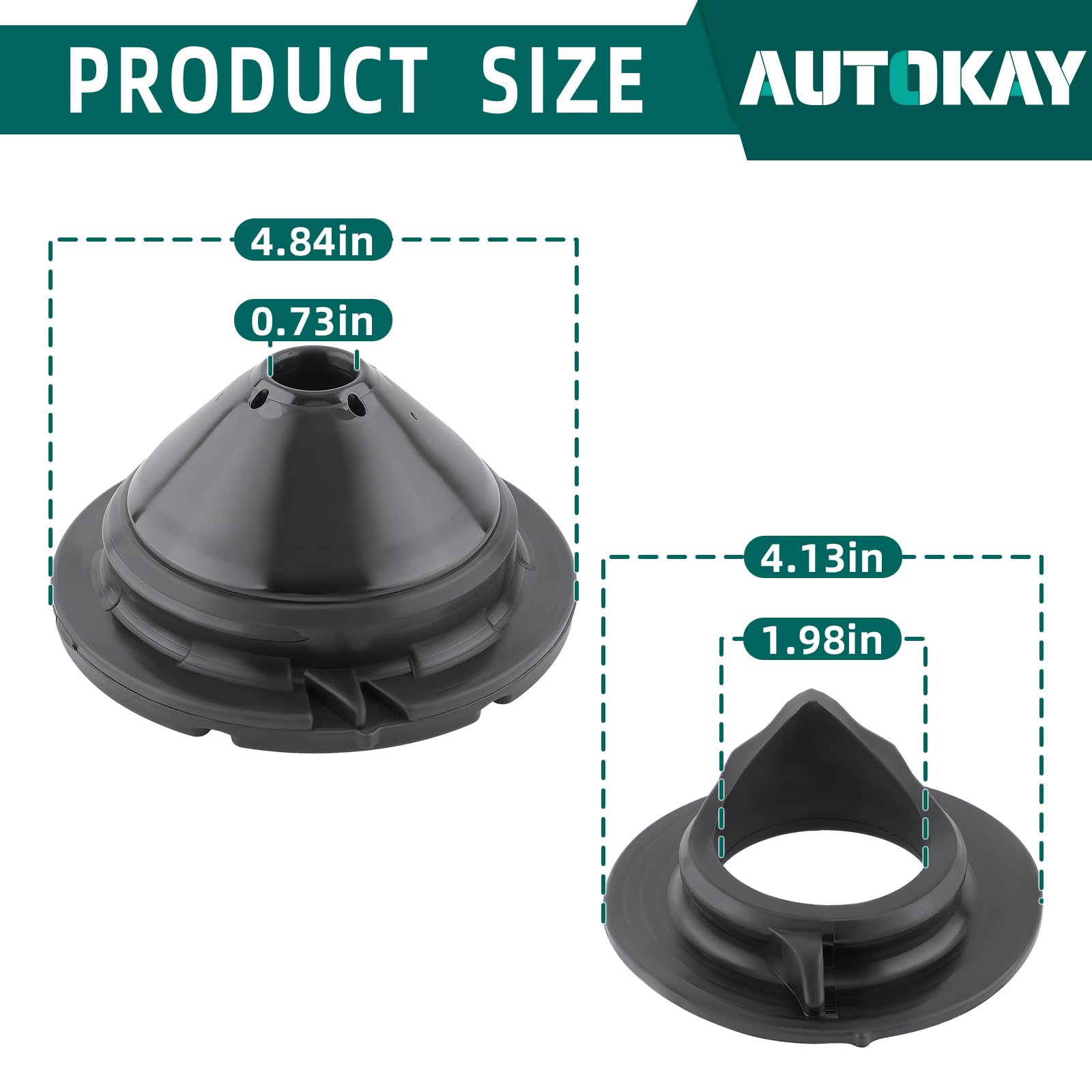 Amazon | AUTOKAY 52748-SNA-A02 リア上部および下部コイルスプリング